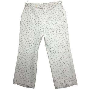 Vintage Bentley Golf Pants Mens 36 Waist Birdie Eagle Par Bogey 70s Novelty
